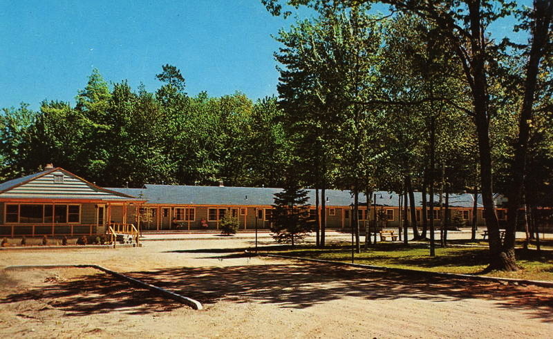Deer Forest Motel (Sleepy Hollow Motel) - Vintage Postcard